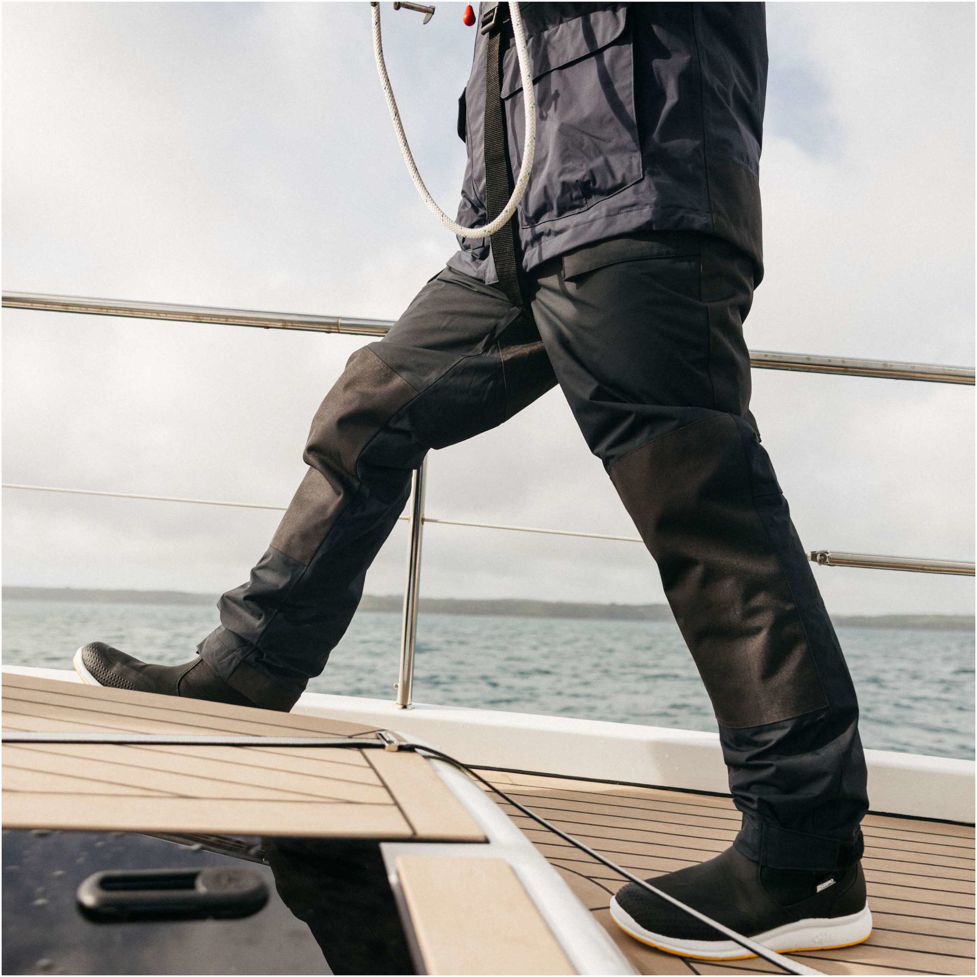 2026 Gill Mens OS3 Coastal Sailing Trousers OS33P - Black